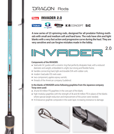 Dragon Invader 228cm 2-18gr