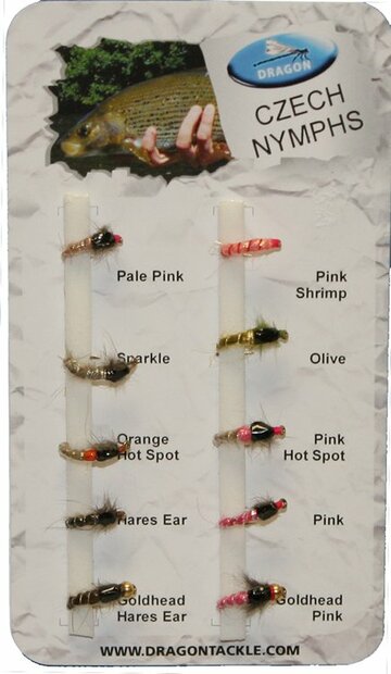 Dragon Std Fly Selection- Chech Nymphs (10)