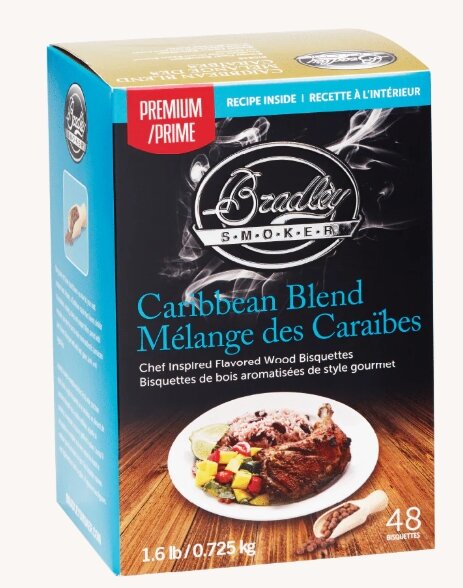 Caribbean Blend Bisquetten voor Bradley Smoker 24 Stuks
