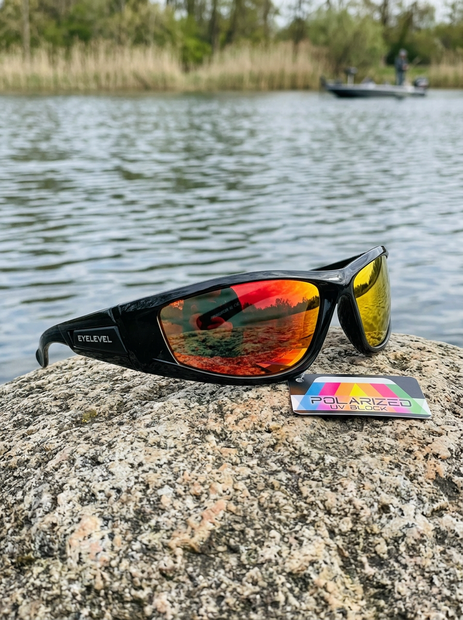 EyeLevel polariserende zonnebril Predator red