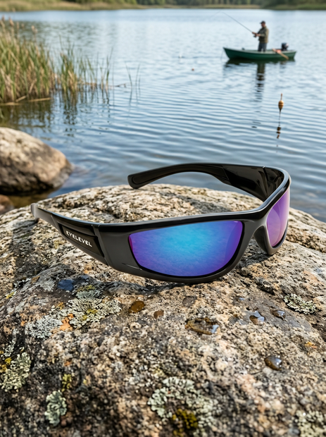 EyeLevel polariserende zonnebril Predator blue