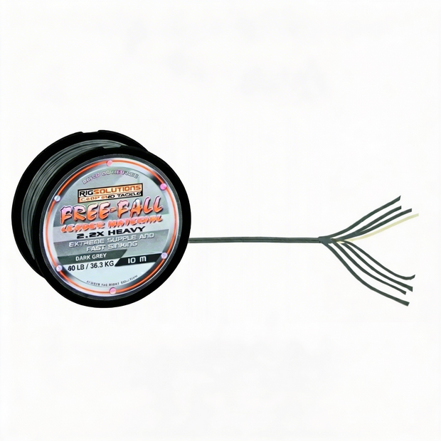 Rig Solutions-   FREE-FALL LEADER MATERIAAL. 10m 80lb DARK GREY 36.3 KG