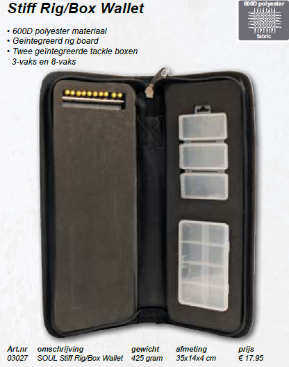 Soul -Stiff Rig box/Wallet 03027