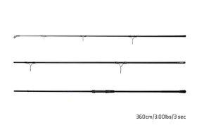 Delphin Corsa black carp sic  360cm 3.0 lbs 3 delig
