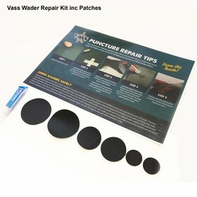 Vass Reparatie Patches – Ademend & Waterdicht | Voor Waadpakken